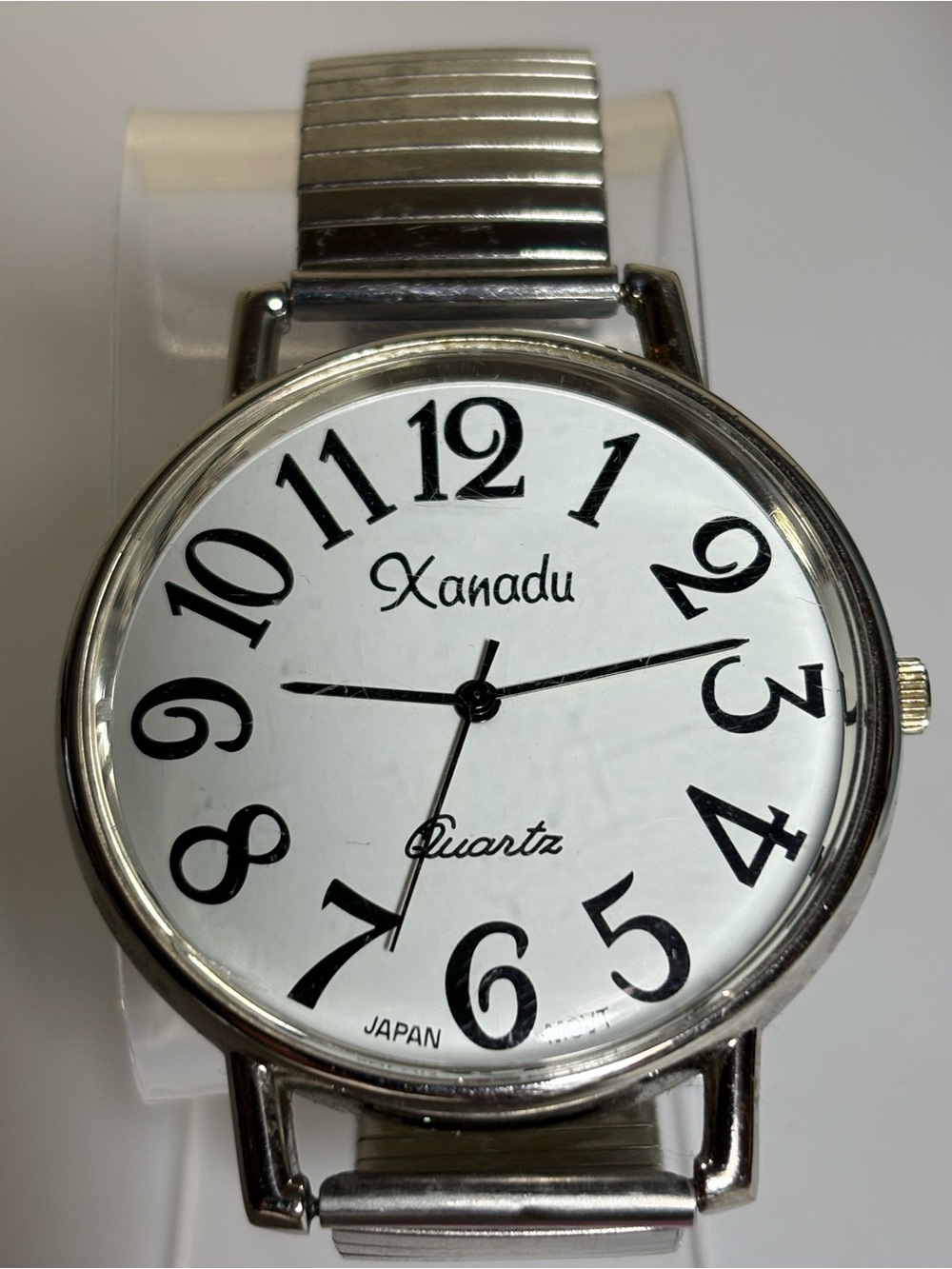Xanadu Women's Silver-Tone Stainless Steel Quartz Watch - White Dial